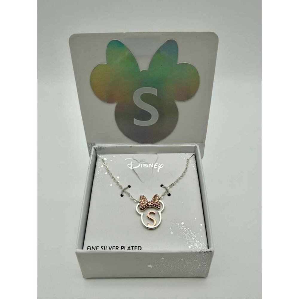 Disney x BaubleBar Mickey Mouse Initial Necklace - Letter K - Gold Tone‎ - NWT
